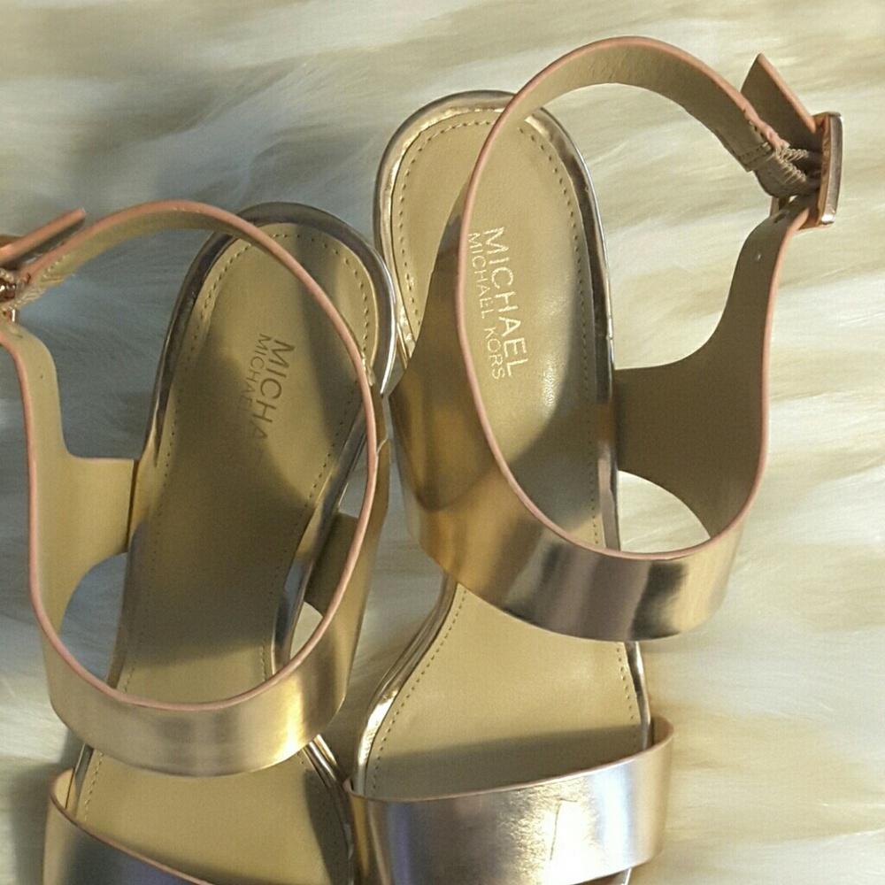 Michael kors rose gold with Strappy heels - Picture 7 of 8